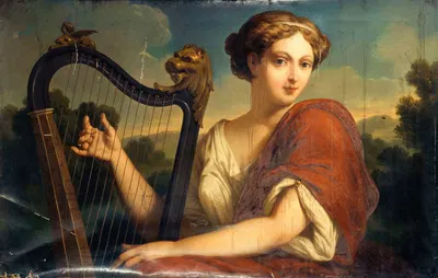 Allégorie de la Musique by Edmond Collignon, 1856 — digital art print download