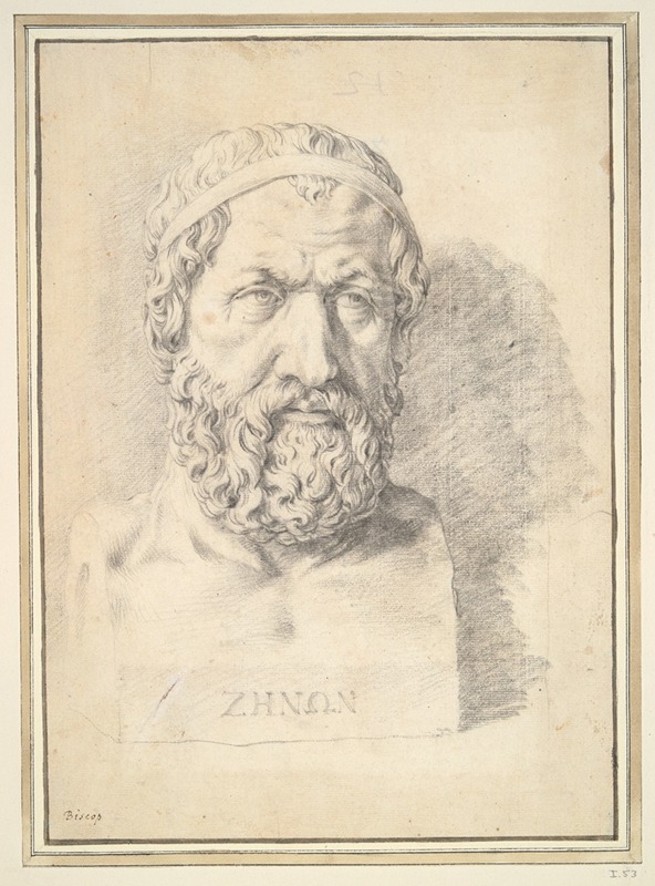Portrait Bust of Zeno — Jan de Bisschop