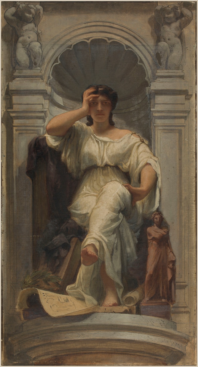 La pensée (ou l'architecture) by Charles Louis Müller, 1864 — digital art print download