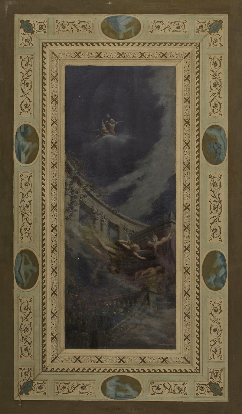 Psyché livrée à l'amour by Edouard Michel-Lançon, 1883 — digital art print download