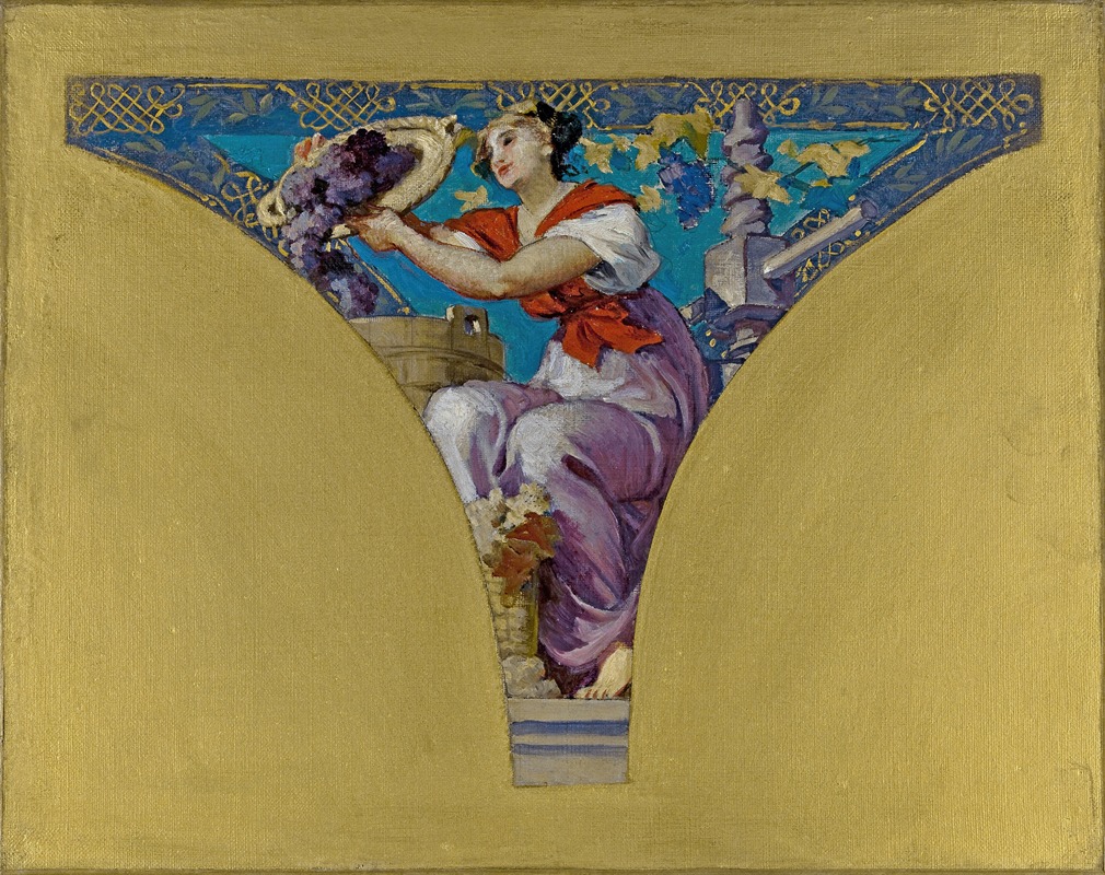 La Bourgogne by François Emile Ehrmann, 1891 — digital art print download