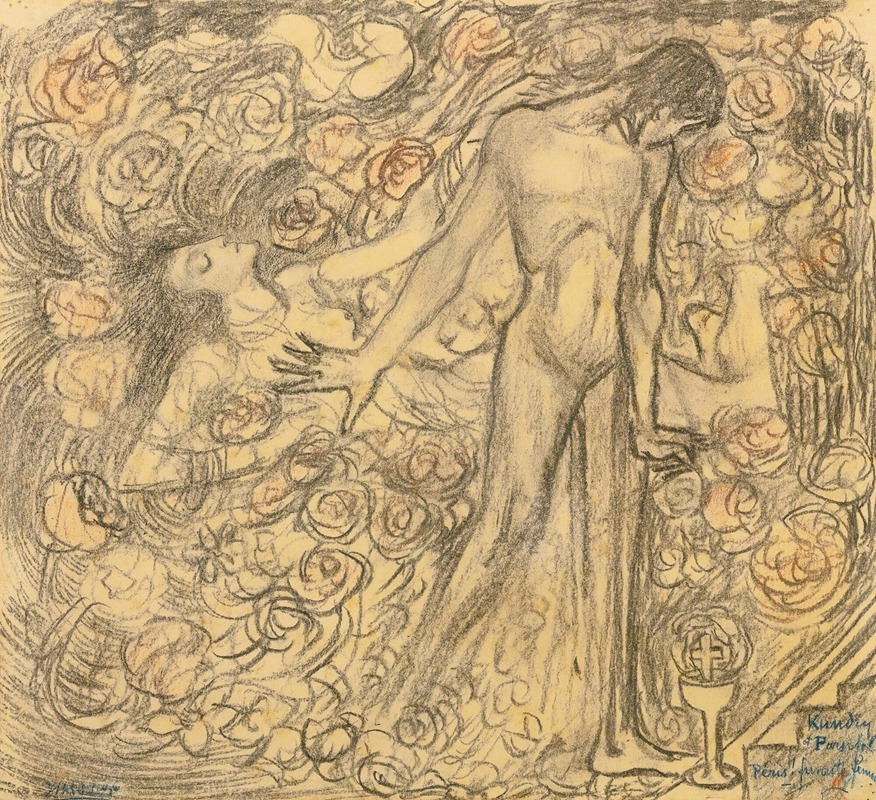 Kundry And Parsifal by Ян Тoorоп — digital art print download