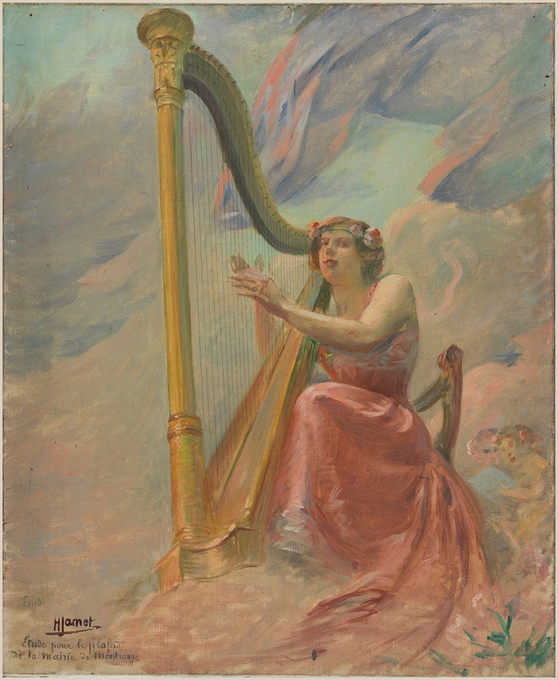 La Musique by Henri Pierre Jamet, 1912 — digital art print download