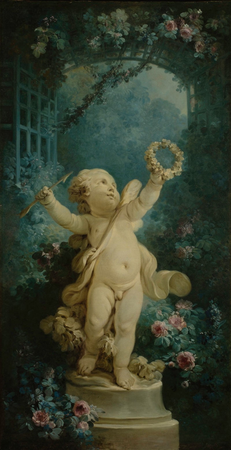 L'Amour triomphant by Жан-Оноре Фрагонар, 1765 - 1770 — digital art print download