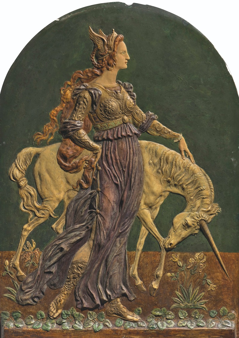 La Dame à la Licorne by Арман Пуан, 1898 — digital art print download