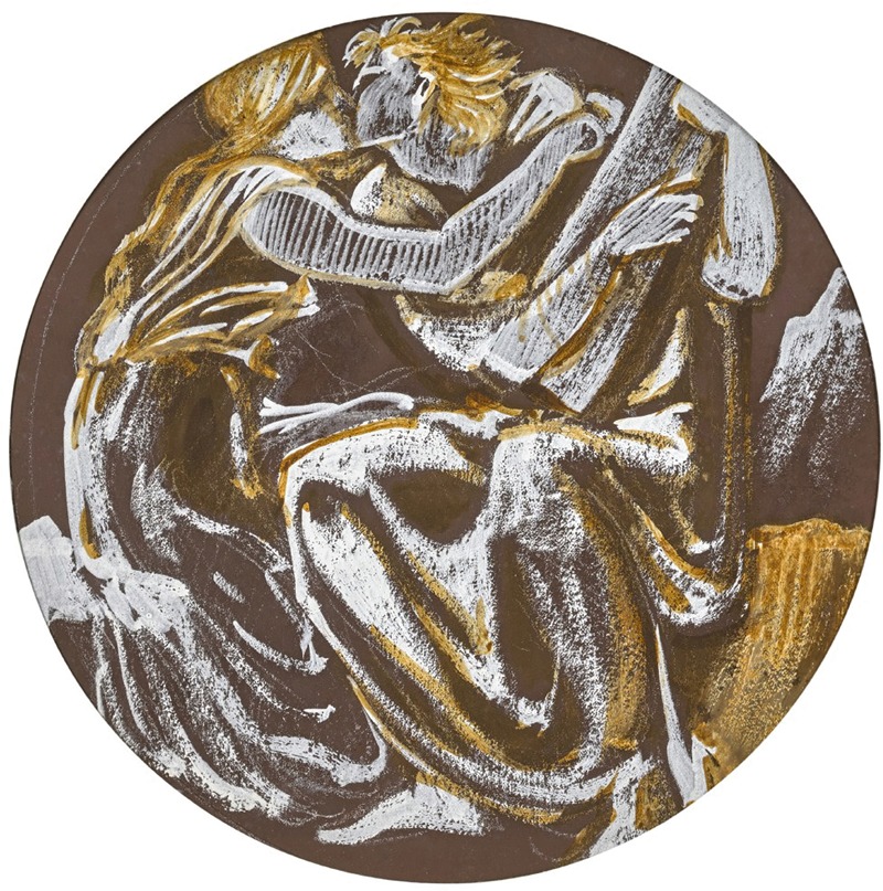 Orpheus and Eurydice Reunited by Сэр Эдвард Коли Берн-Джонс — digital art print download