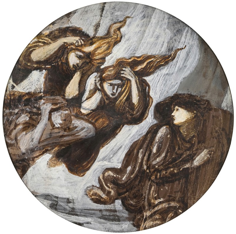 Orpheus Pursued by Furies — Сэр Эдвард Коли Берн-Джонс