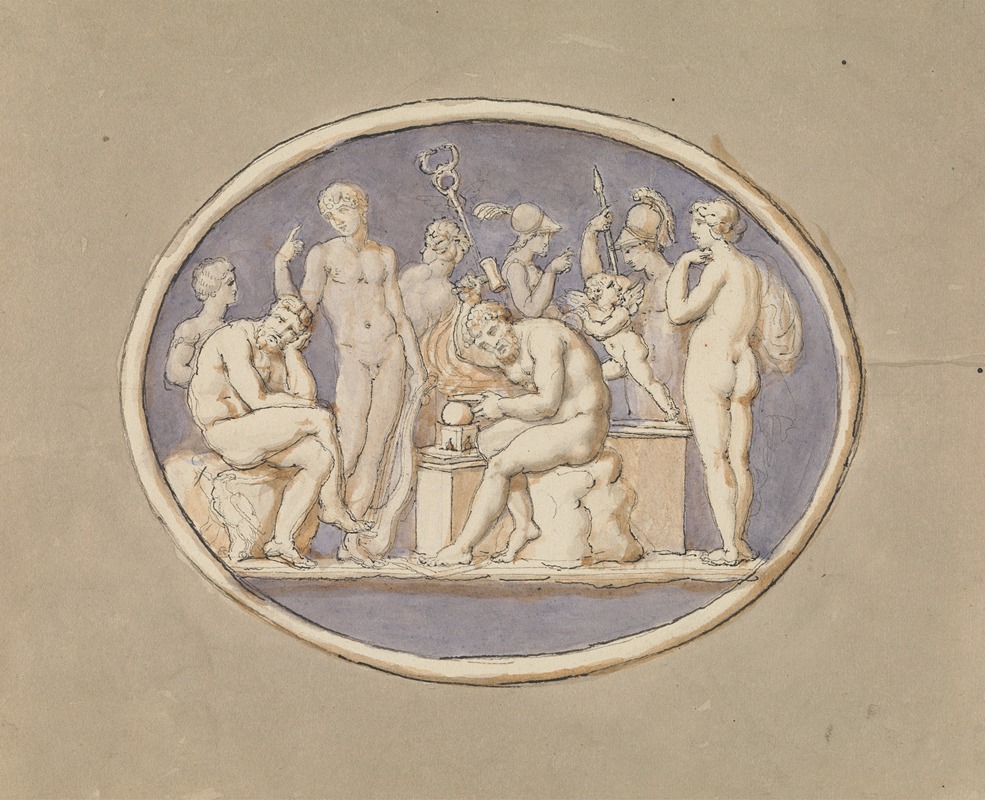 Vulcan and The Gods and Goddesses — Edward Francis Burney
