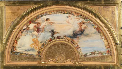 Allegory of the Wind by Friedrich August von Kaulbach — digital art print download