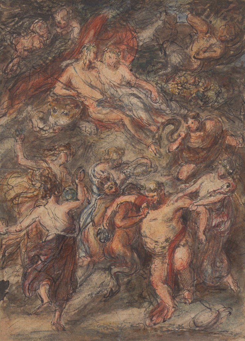 Bachanalia Scene by Robert Smirke — digital art print download
