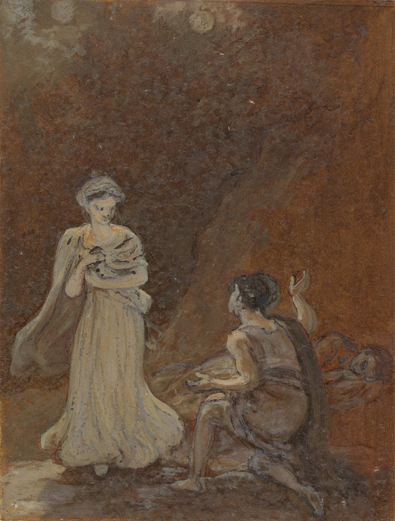 Lysander Awakening to See Helena by Роберт Смирк, 1825 — digital art print download