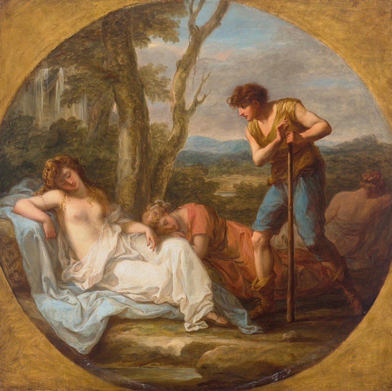 Cimon and Iphigenia by Angelica Kauffmann — digital art print download