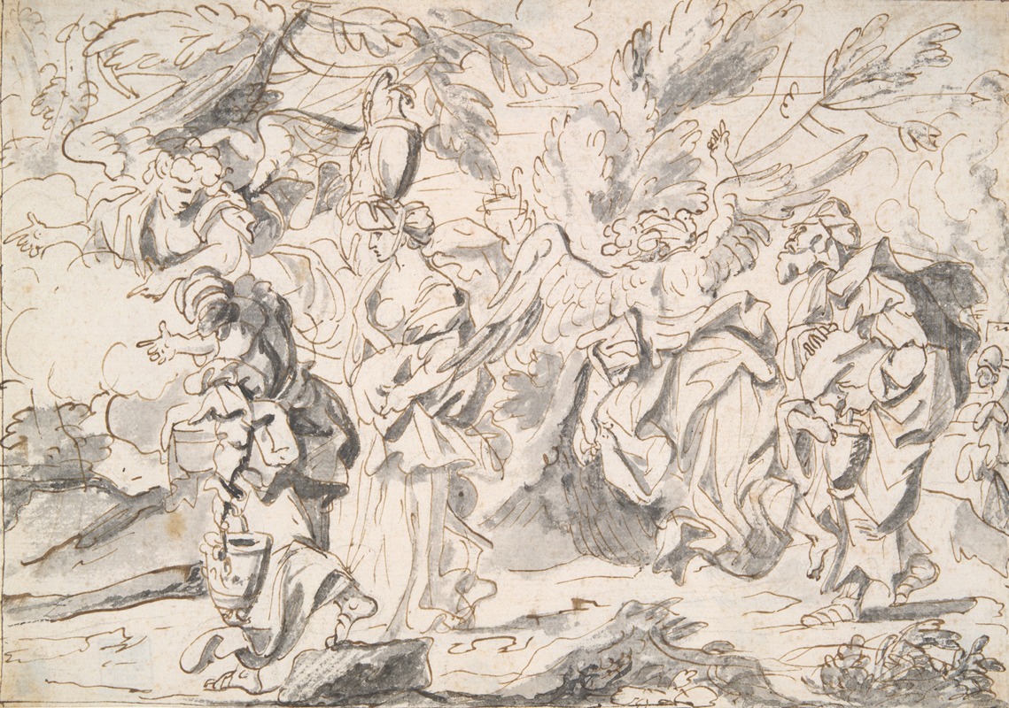 Destruction of Sodom by Jean-Baptiste Corneille — digital art print download