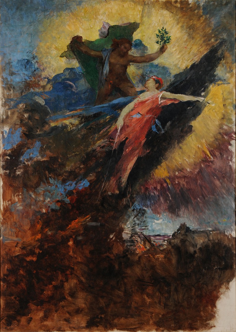 Apollon et Daphné by George Desvallières — digital art print download