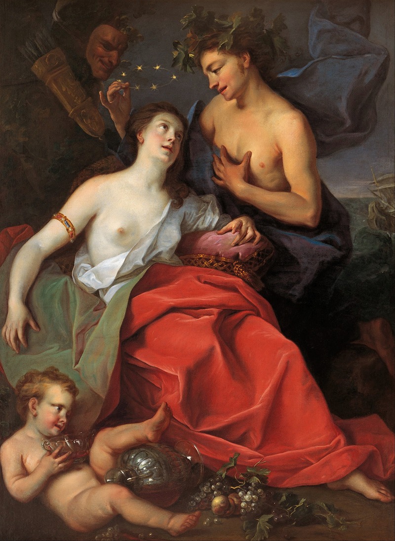 Bacchus and Ariadne by Игнацио Штерн — digital art print download