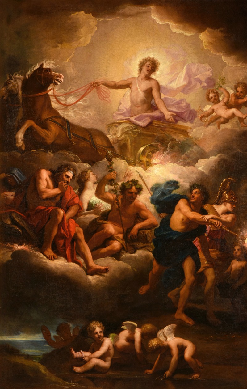 Apollon et le char du soleil by Жан Жувенет, 1680-1690 — digital art print download