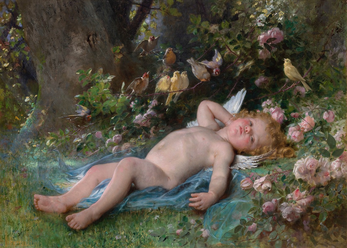Le réveil de l’amour by Леон-Жан-Базиль Перро, 1891 — digital art print download