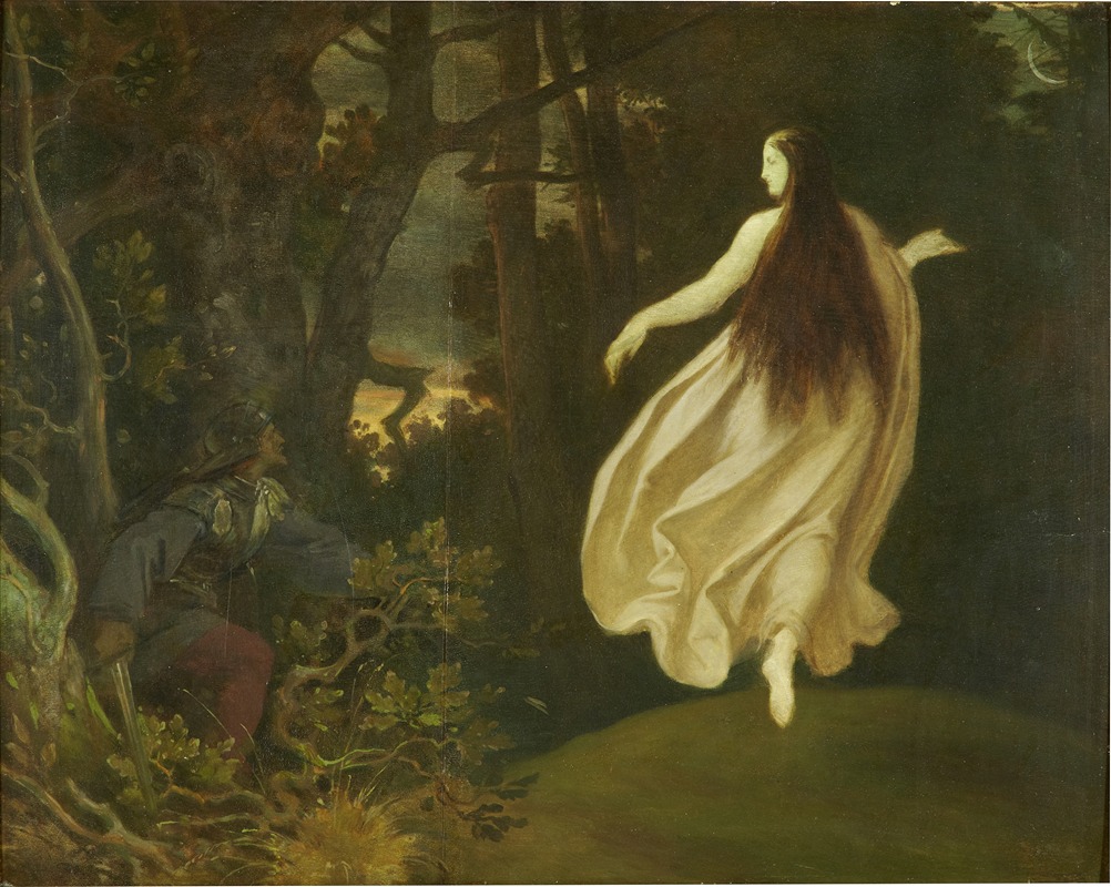 Apparition in the Forest (from Sleeping Beauty) by Мориц фон Швинд — digital art print download