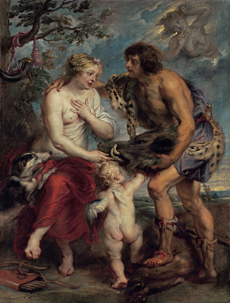 Meleager and Atalante by Петер Пауль Рубенс — digital art print download