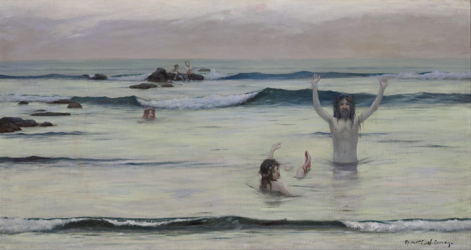 Tritons by Rupert Bunny — digital art print download