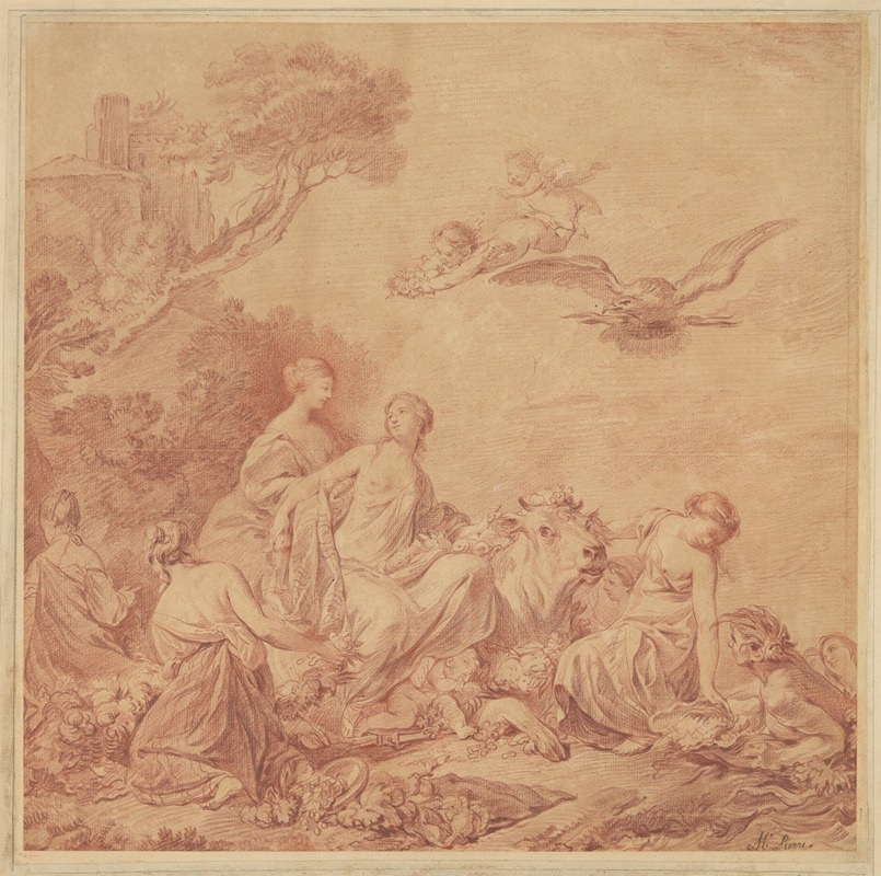 The Rape of Europa — Jean Baptiste Marie Pierre