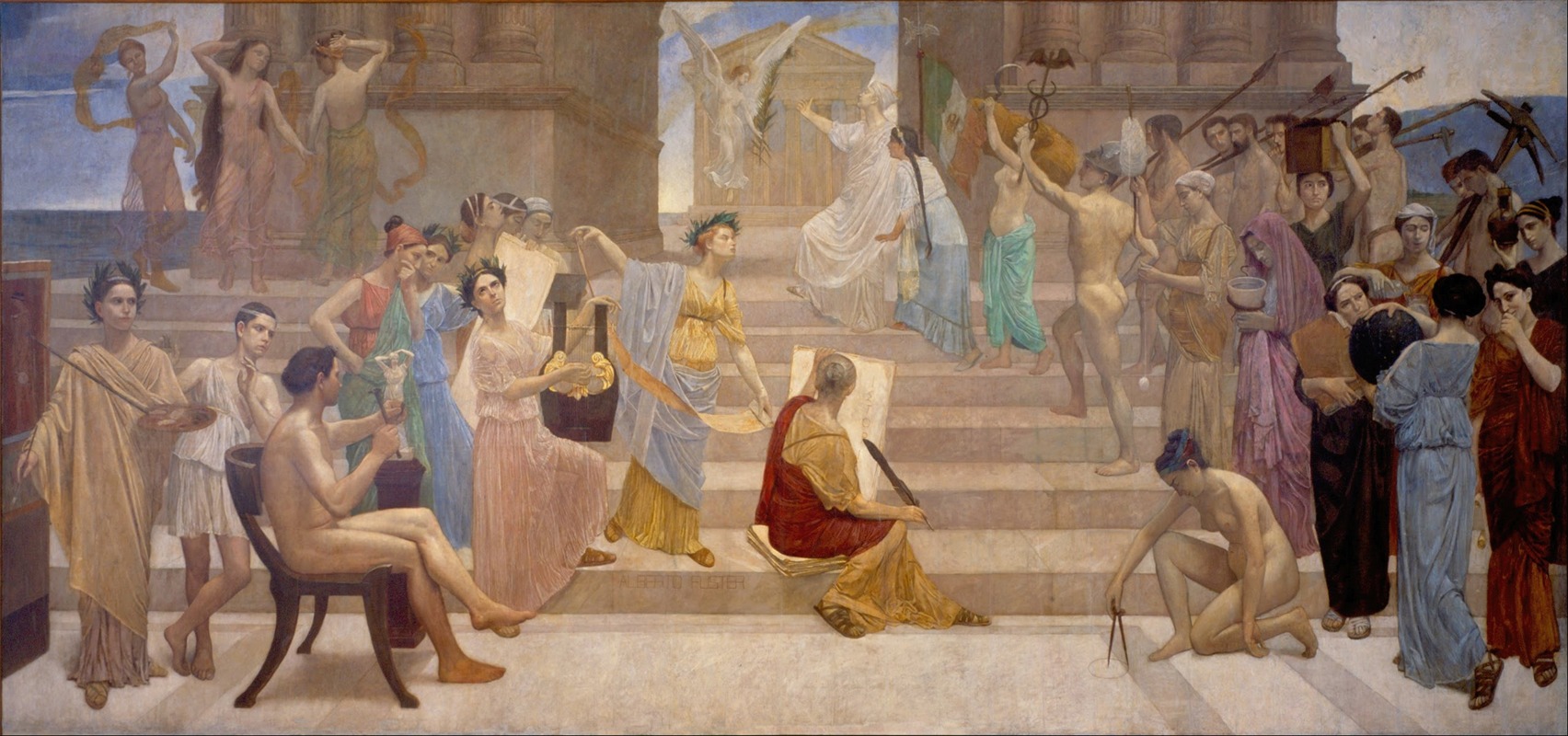 Aphotheosis of Peace by Alberto Fuster, 1903 — digital art print download
