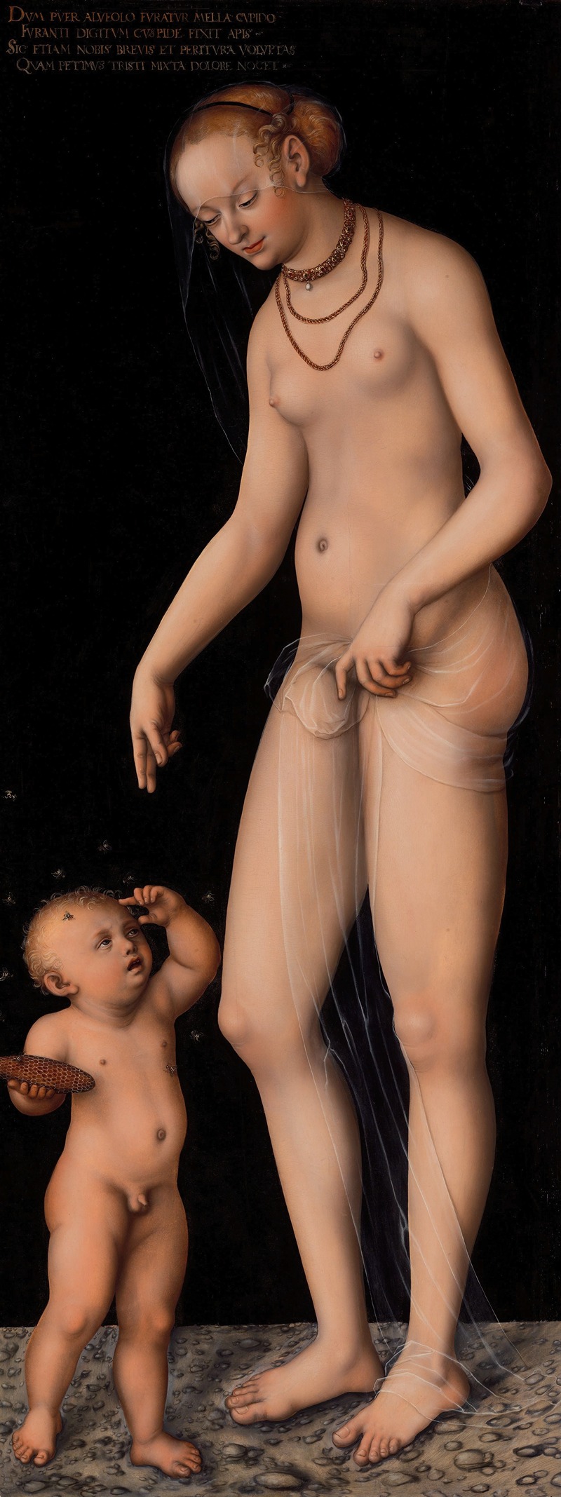 Venus with Cupid as the Honey Thief — Lucas Cranach the Elder