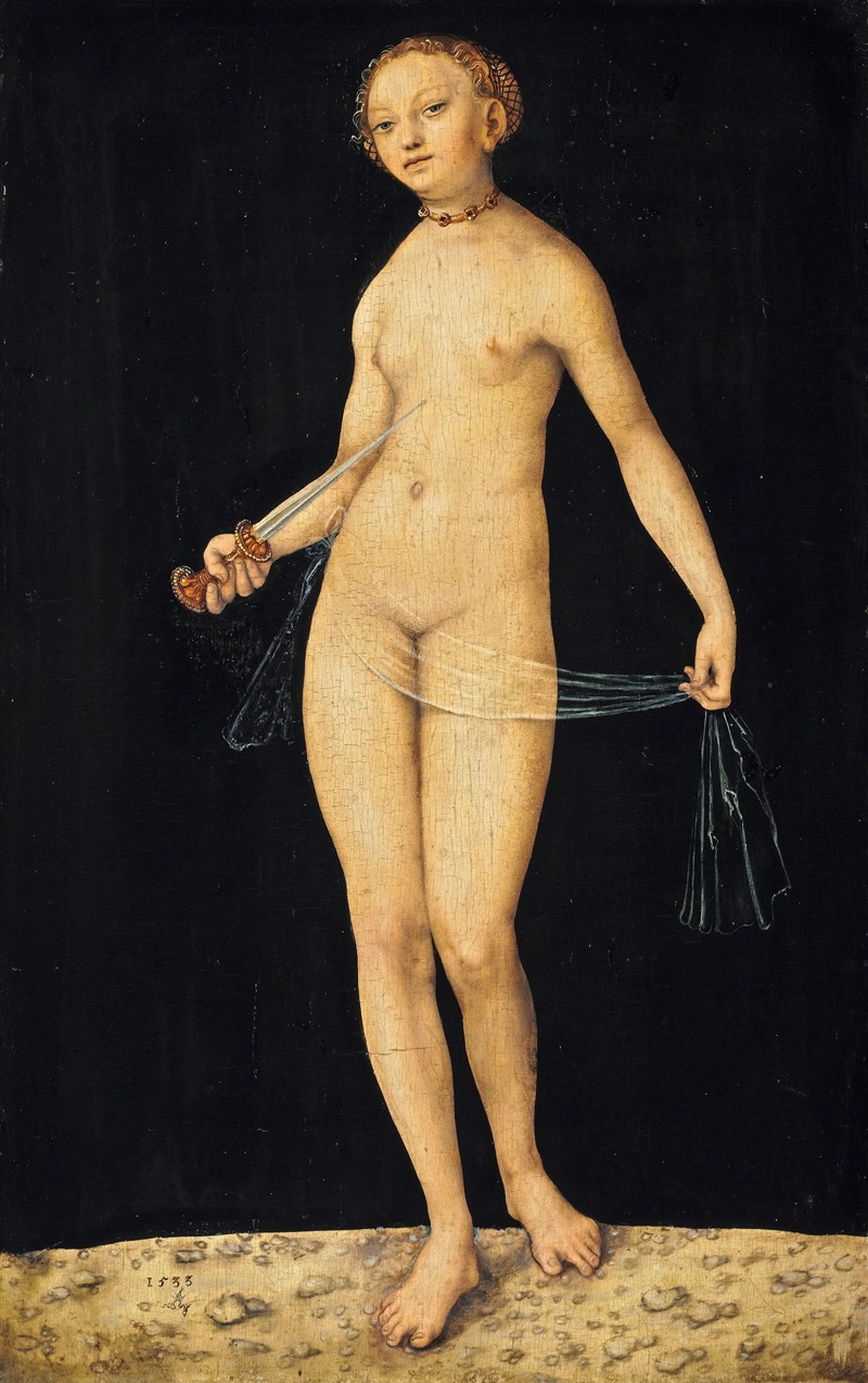 Lucretia by Лука Кранах Старший, 1533 — digital art print download