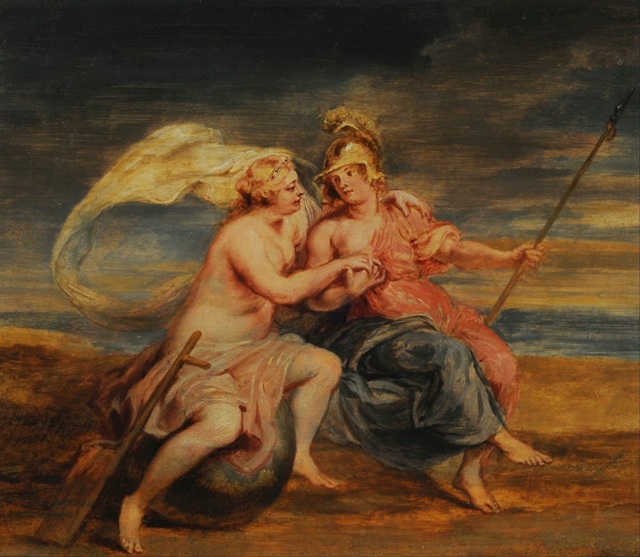Alegoría de la Fortuna y la Virtud — Peter Paul Rubens