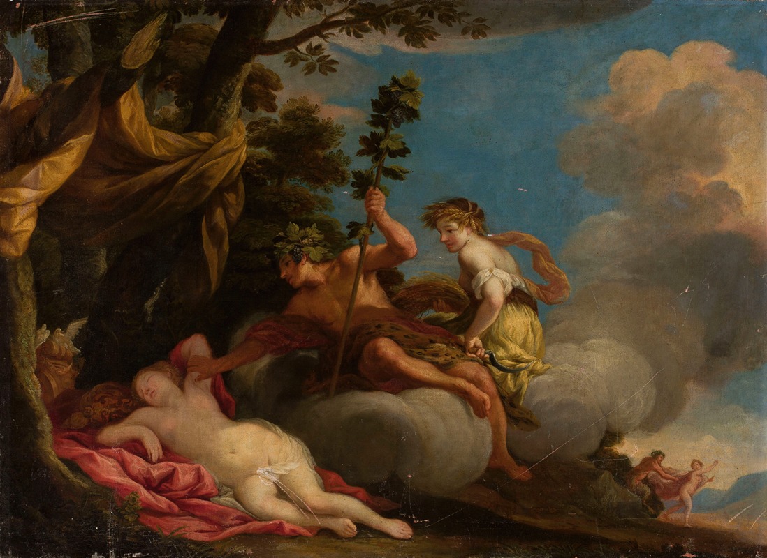 Ceres and Bacchus awaken Venus — Anonymous
