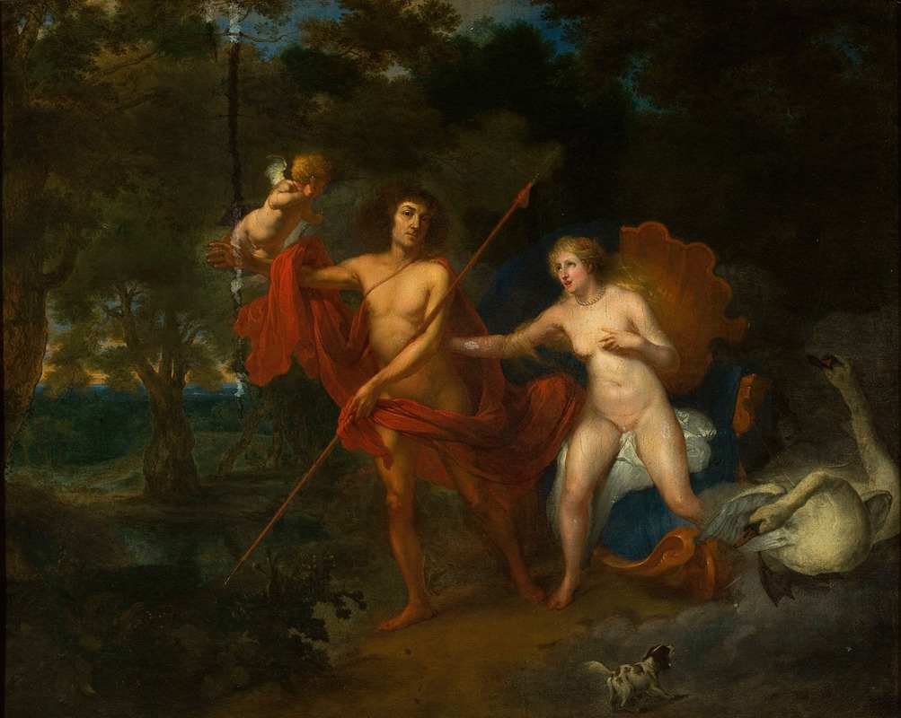 Venus and Adonis by Anonymous — digital art print download