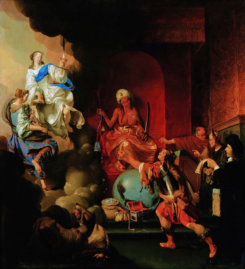 Allegory of enthroned injustice — Ари де Войс