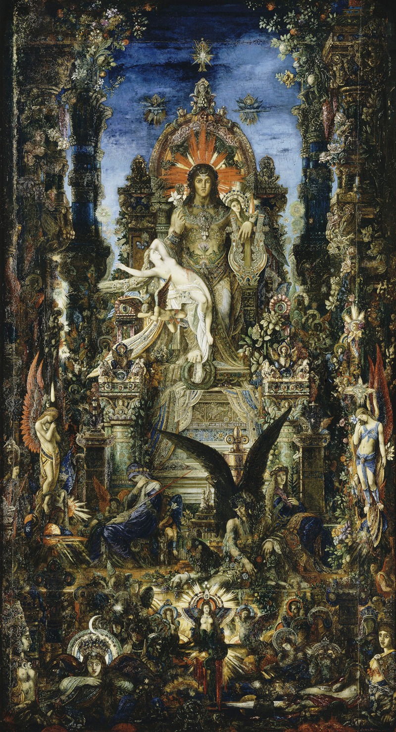Jupiter and Semele by Гюстав Моро — digital art print download
