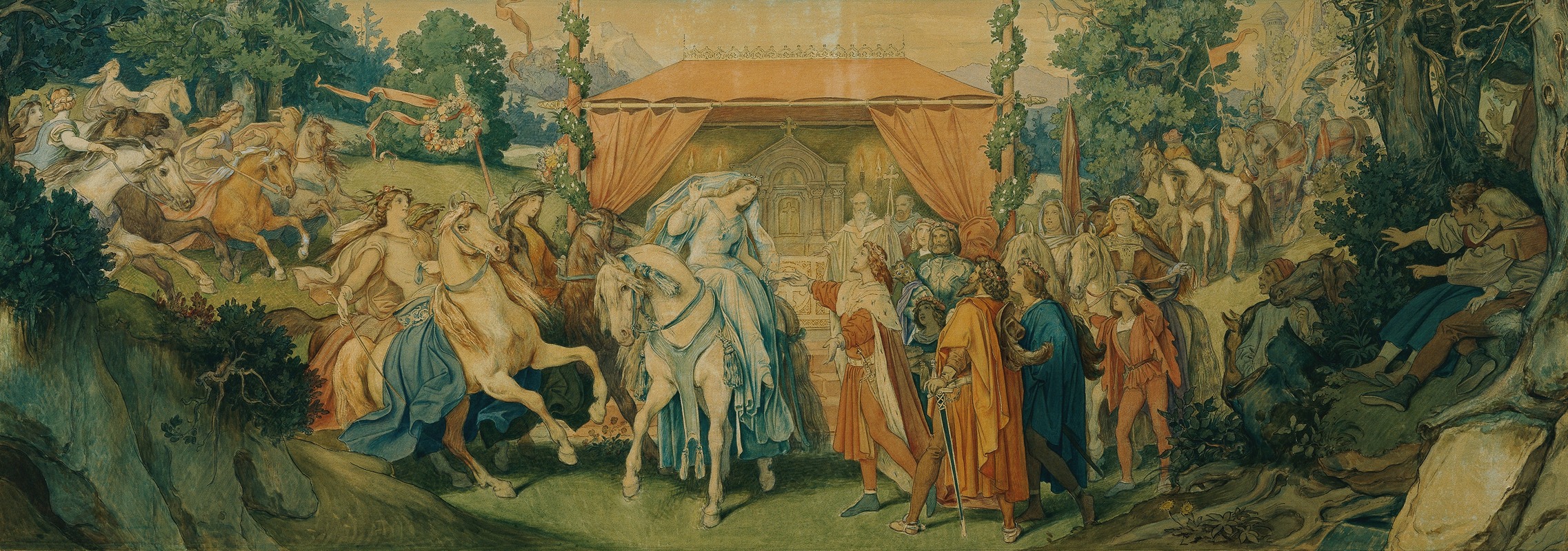 Die schöne Melusine; III. Die Braut — Moritz von Schwind