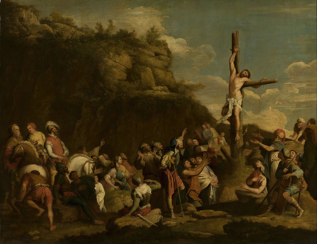 Crucifixion of Polyclitus — Salvator Rosa