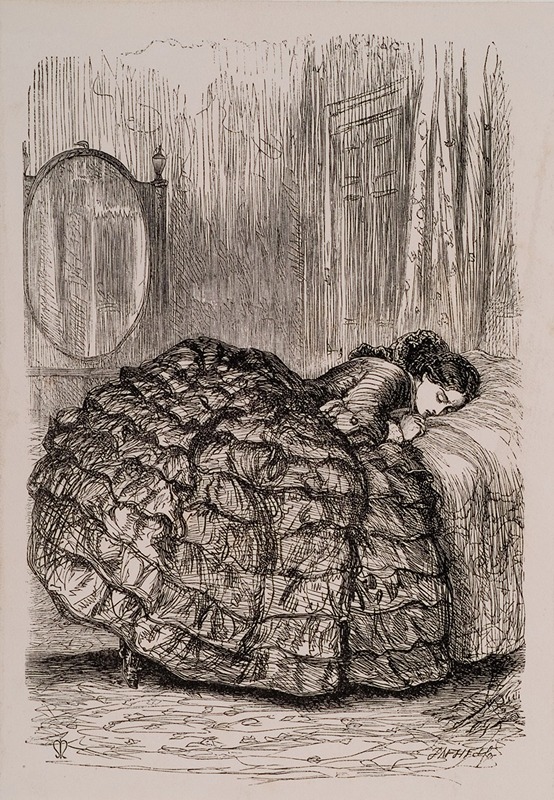 Framley Parsonage – Was it not a Lie by Sir John Everett Millais, 1860 — digital art print download