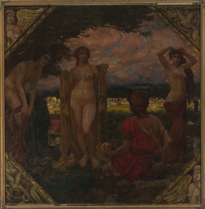 Judgement of Paris by Виктор Мюллер — digital art print download