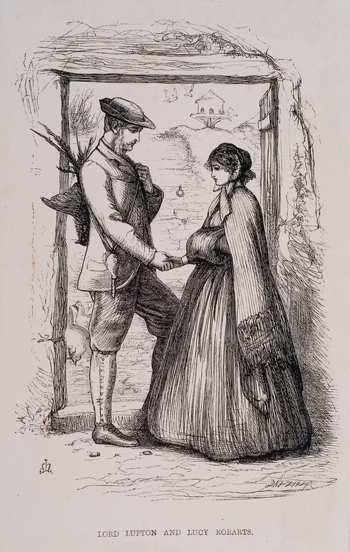 Lord Lufton and Lucy Robarts by Сэр Джон Эверетт Милле, 1860 — digital art print download
