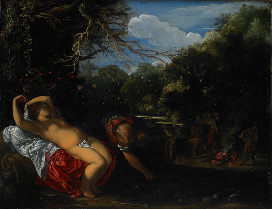 Apollo and Coronis by Adam Elsheimer — digital art print download