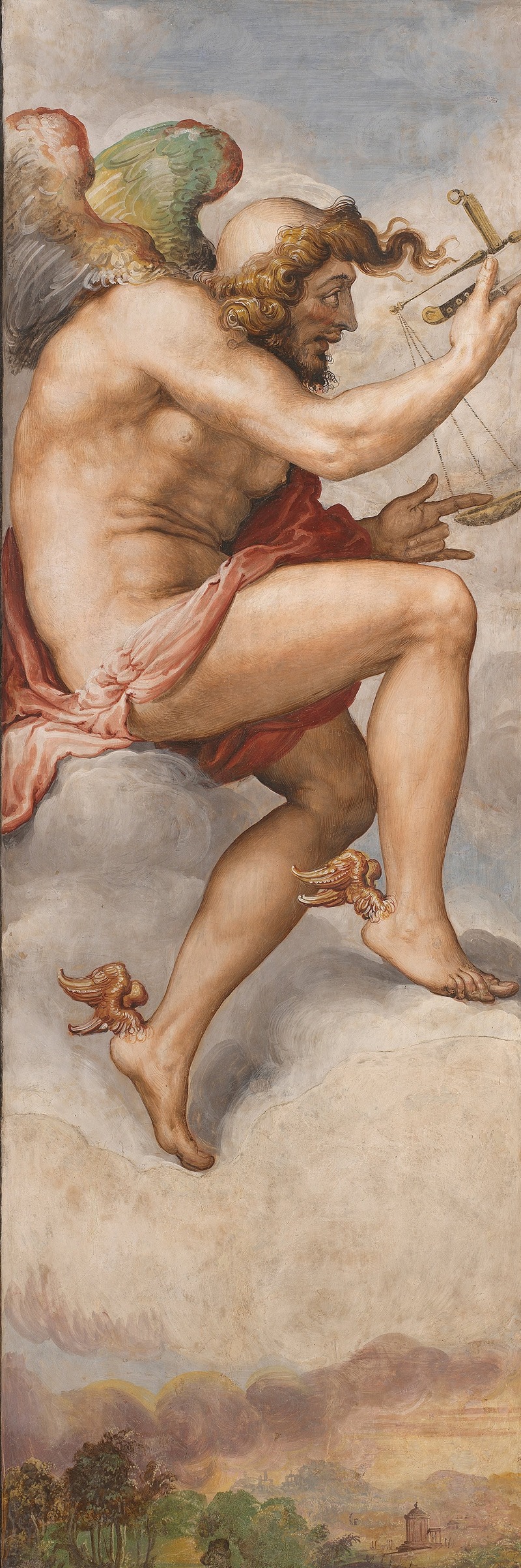 Time as Occasion (Kairos) by Франческо де' Росси, 1543 - 1545 — digital art print download