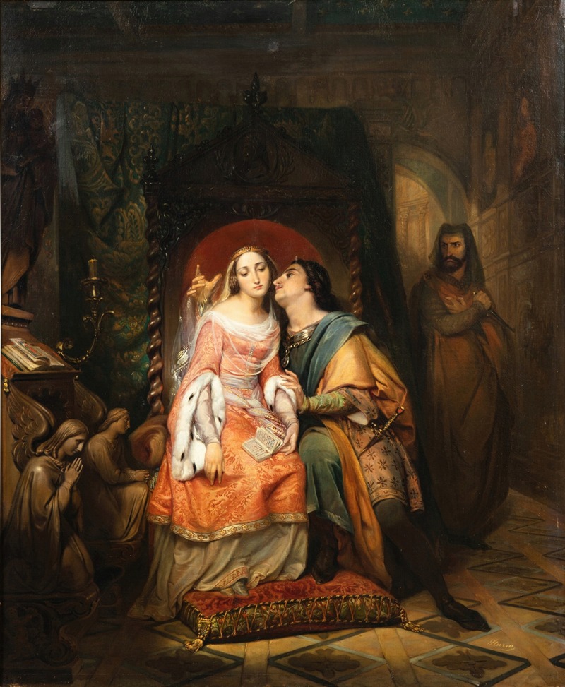 Paolo and Francesca by Фридрих Штурм — digital art print download
