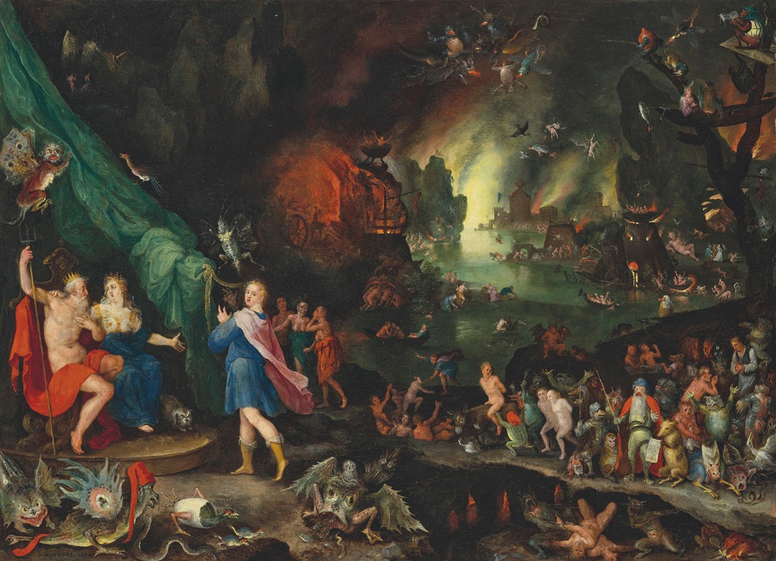 Orphée aux Enfers by Ян Брейгель Старший, 1594 — digital art print download