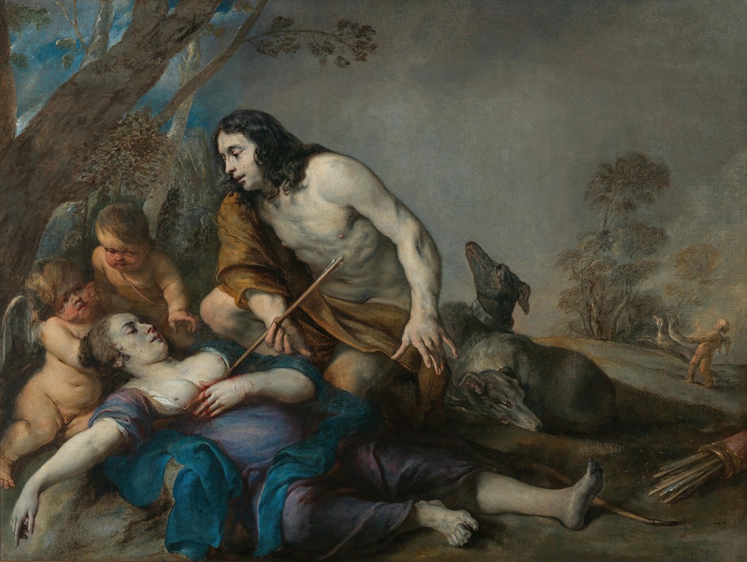 Cephalos and Procris by Ян Коссийерс — digital art print download