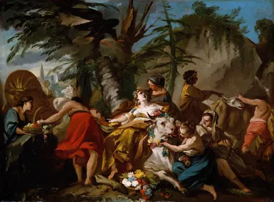 The Rape of Europa by Жан Батист Мари Пьер — digital art print download