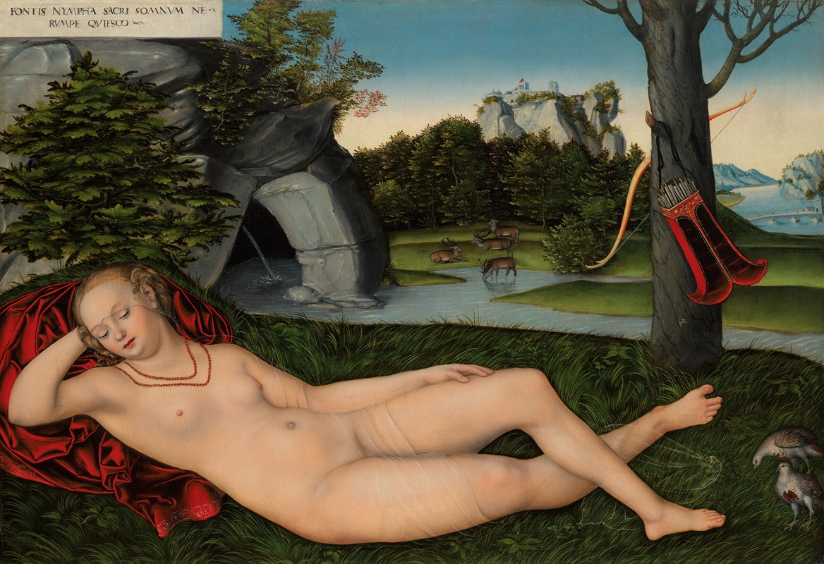 The Nymph of the Spring — Lucas Cranach the Elder