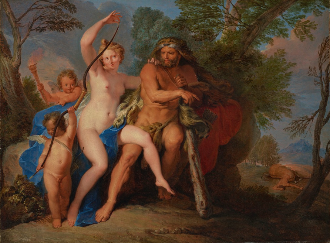 Hercules and Dejaneira by Nicolas Bertin — digital art print download