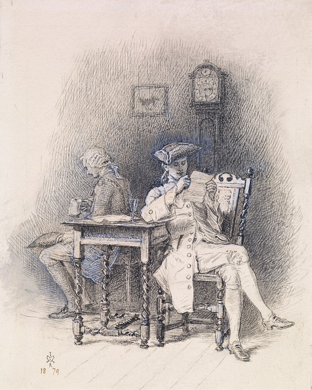 Thackeray's Barry Lyndon – The intercepted Letters by Сэр Джон Эверетт Милле — digital art print download