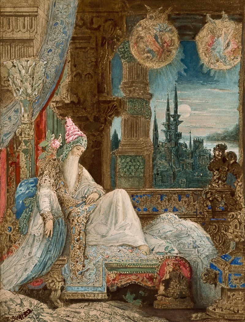 Le songe d'un habitant du Mogol — Gustave Moreau