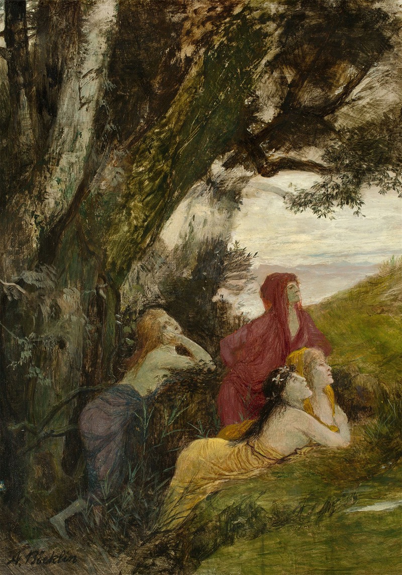 Dryaden by Арнольд Бёклин, 1897 — digital art print download