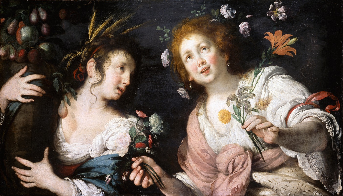 Allegory of Spring and Summer — Бернардо Строцци
